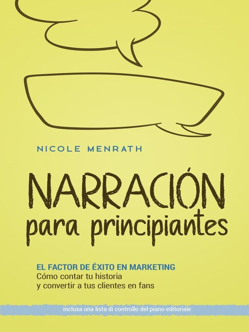 Title details for Narración para principiantes by Nicole Menrath - Available